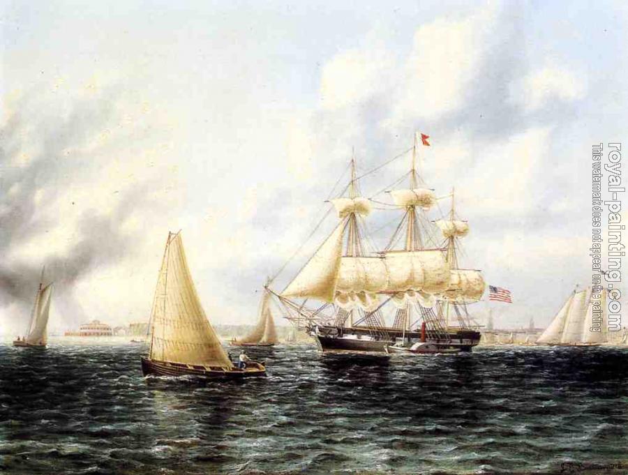 James E Buttersworth : New York Harbor